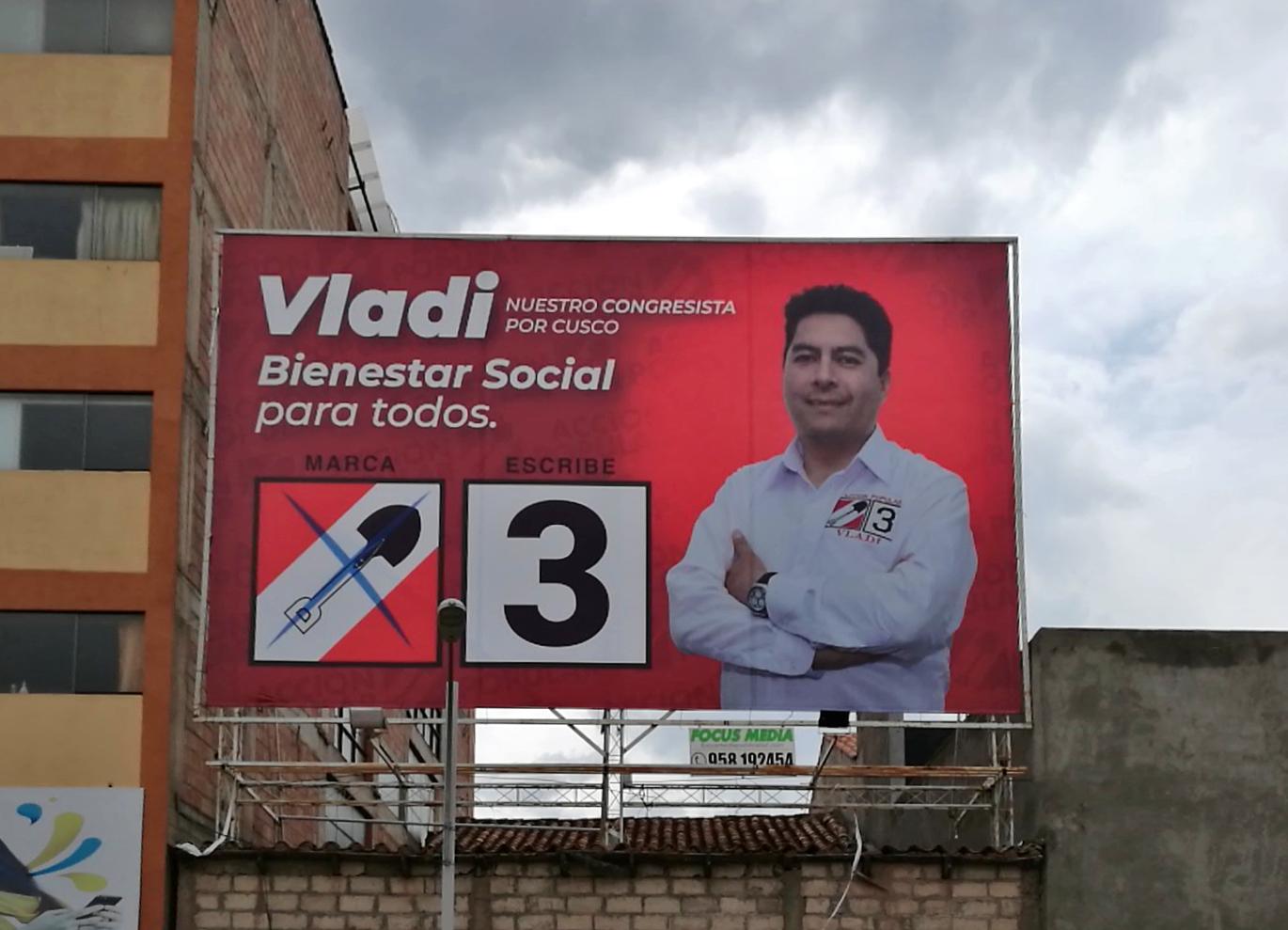 ELECCIONES. Candidato sentenciado por violencia familiar postula con el número 3 por Acción Popular.