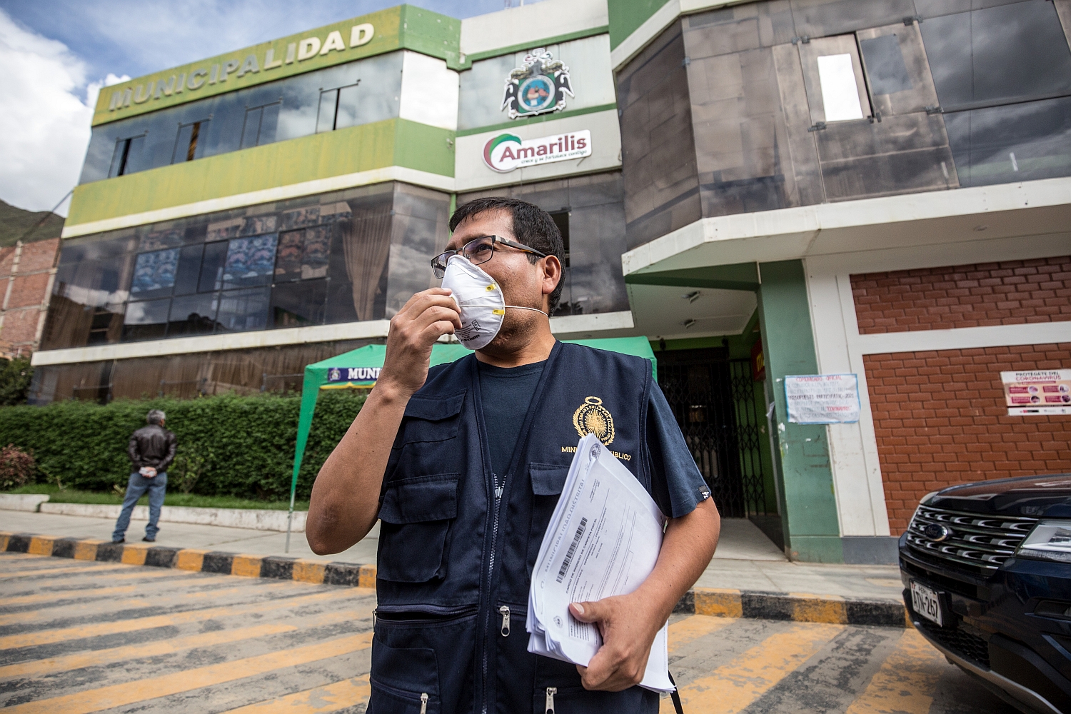 INDAGACIÓN. La Fiscalía Anticorrupción de Huánuco intervino la municipalidad distrital de Amarilis por irregularidades en la entrega de canastas de alimentos.