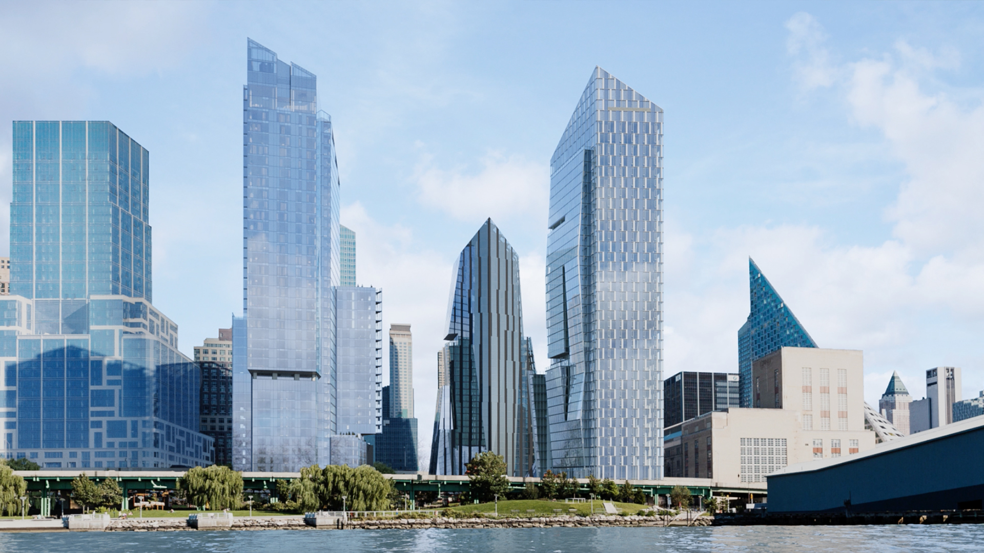 LUJO. Complejo inmobiliario Waterline Square está ubicado en el corazón del estado de Nueva York, en EE.UU.
