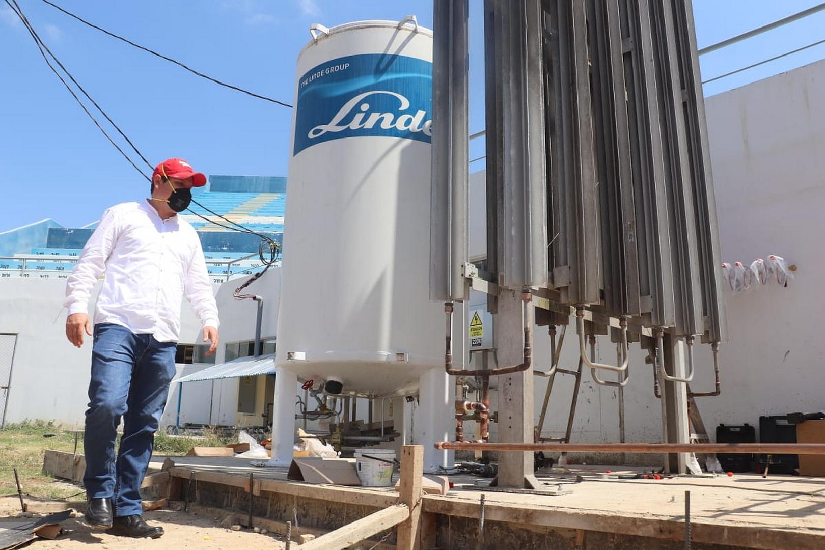 SANCIONADA. Recientemente el Gobierno Regional de Piura contrató a Linde Perú para que instale un isotanque de oxígeno para pacientes Covid-19 en el hospital de Sullana