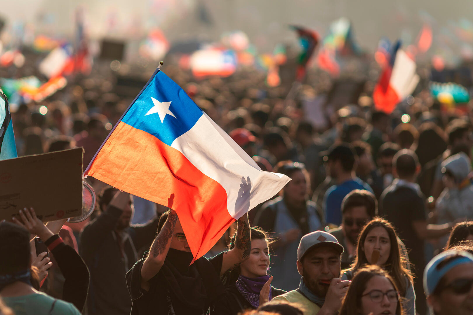 NUEVA CONSTITUCIÓN. Chile llevaba más de una década de protestas sociales, las del 2019 unieron a la población para exigir cambios en el sistema económico y político del país.