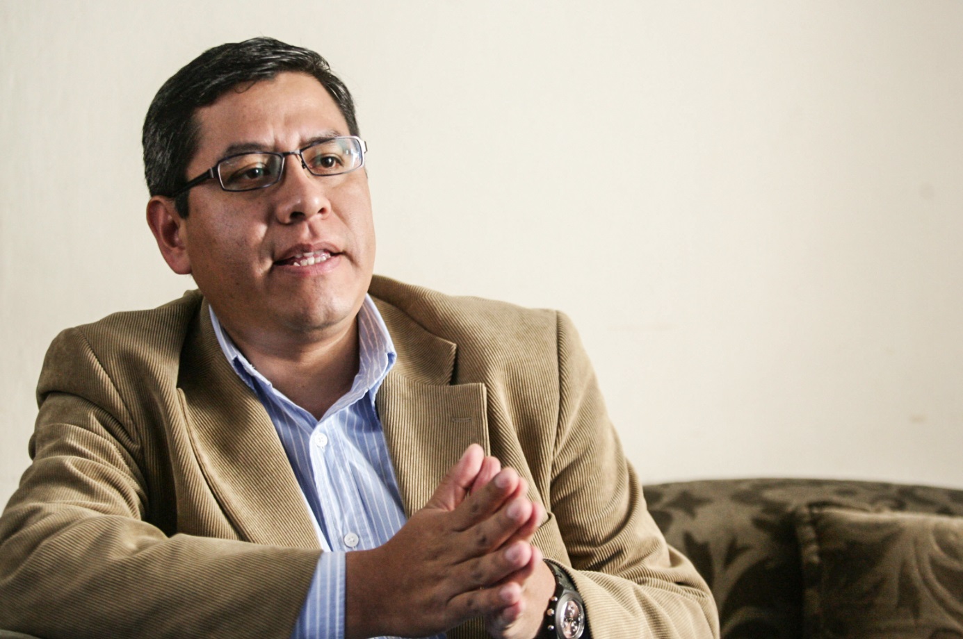AFIRMACIÓN. Iván Lanegra, Secretario General de Transparencia, desmintió la presencia de algún tipo de fraude en este proceso electoral y alertó sobre los reportes que deberán hacer los partidos sobre sus aportes recibidos.