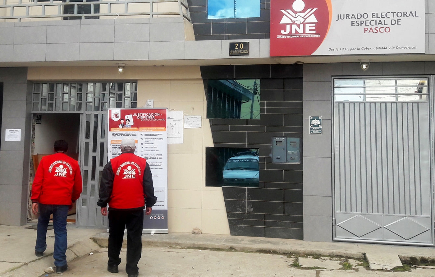 AUTORIDAD. Pasco es una de las regiones donde se declararon infundados los pedidos de nulidad de Fuerza Popular.