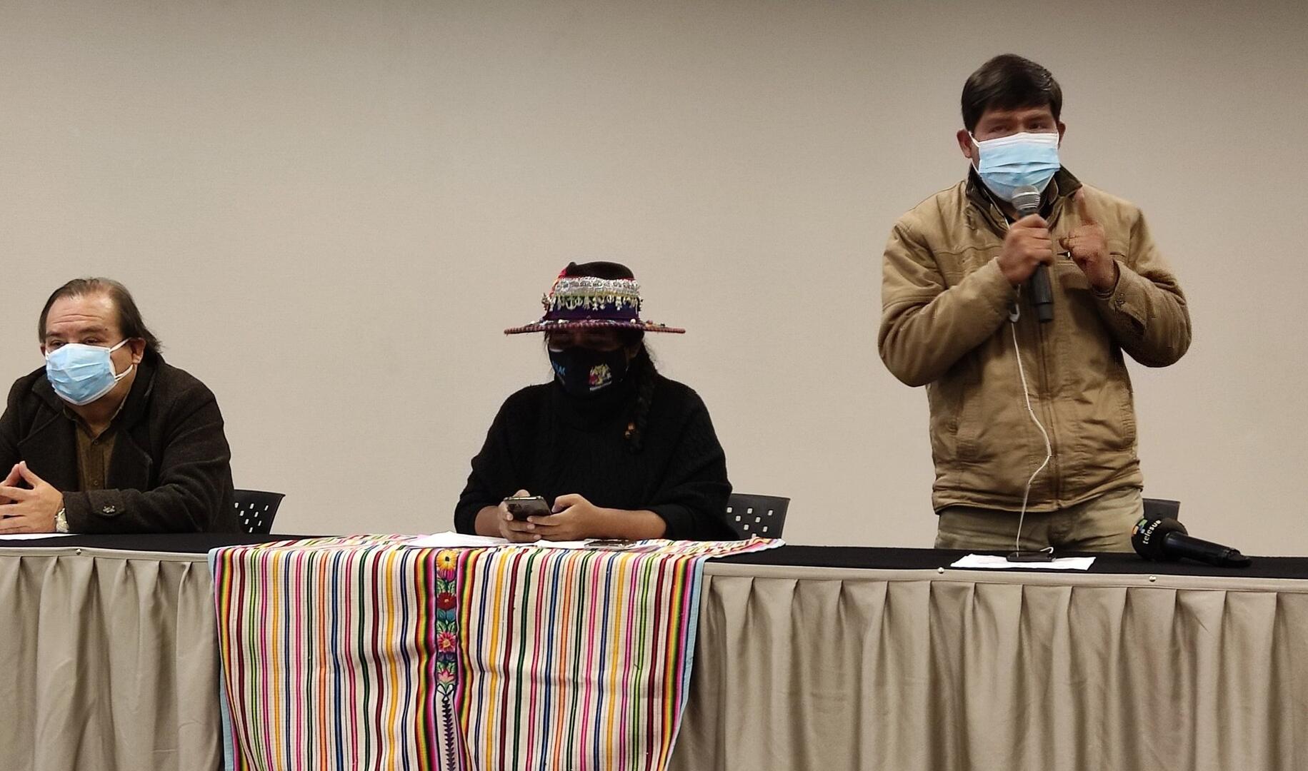 PARTICIPACIÓN. Seis organizaciones pidieron a las autoridades electorales respetar su derecho al voto.