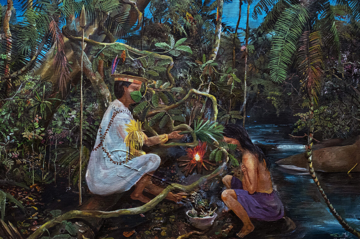 Ocho artistas retratan el impacto de la pandemia en la cosmovisión de los pueblos indígenas.