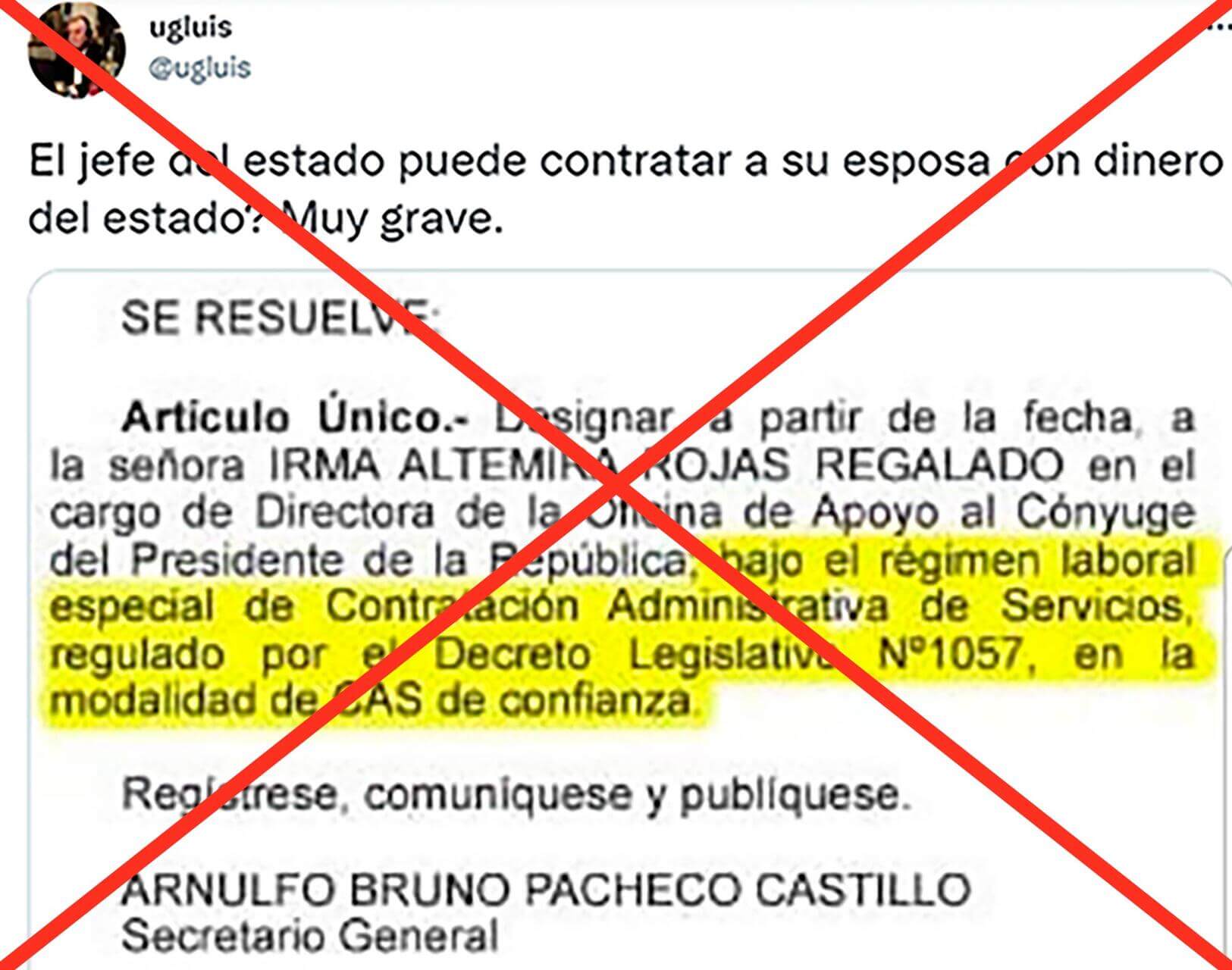 Mensaje que circula en redes. 