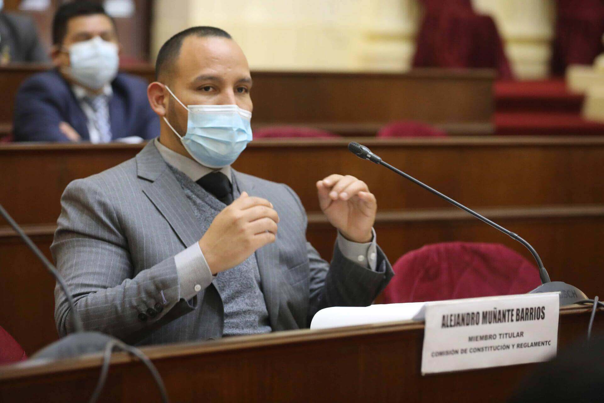 VERSIÓN. El parlamentario hizo esta afirmación durante el Pleno por el voto de confianza.