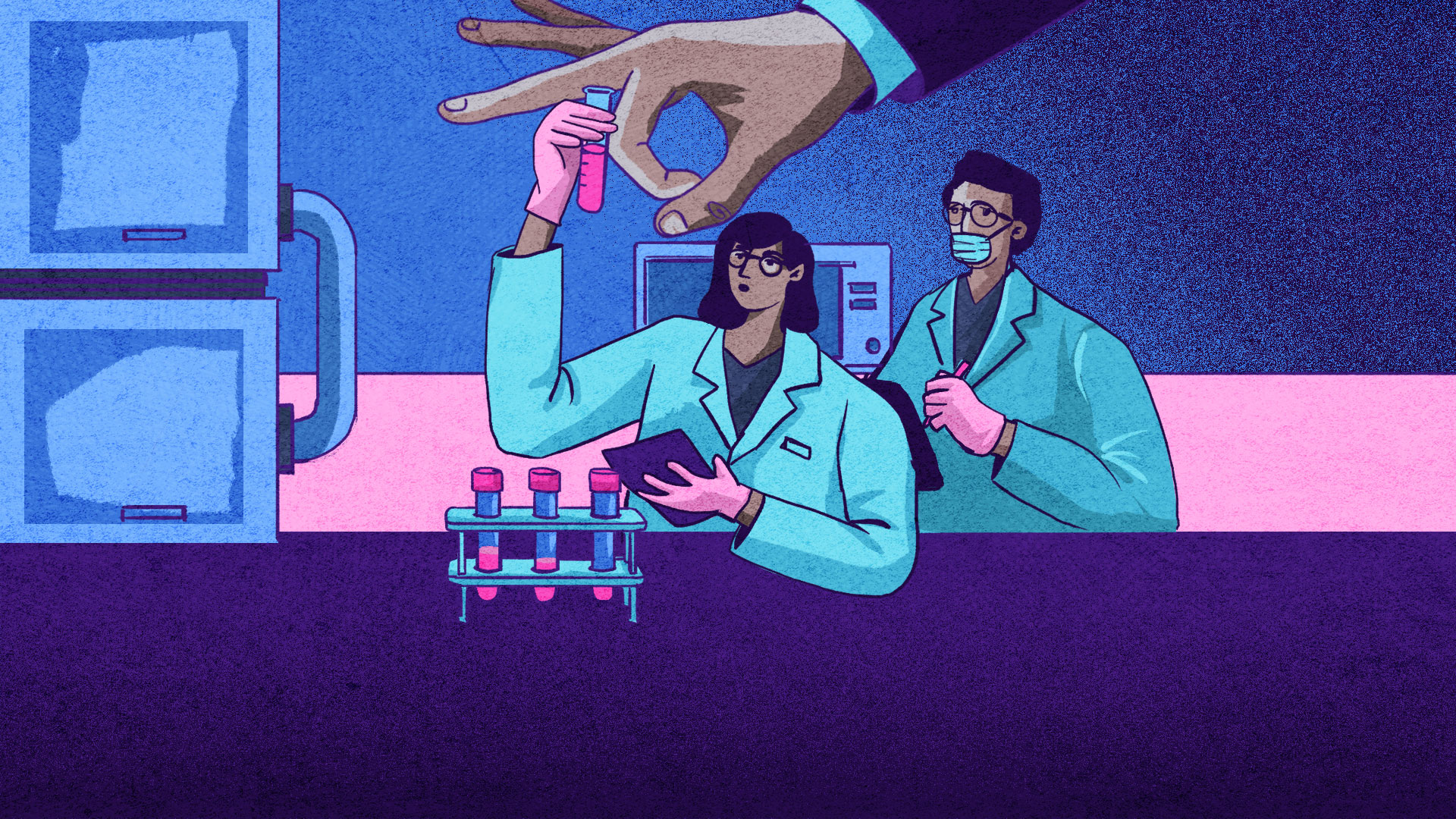 INVESTIGACIÓN. Laboratorios de Argentina y Brasil trabajan en el desarrollo de distintos tipos de vacunas covid-19, incluidas las que tienen tecnología de ARNm.