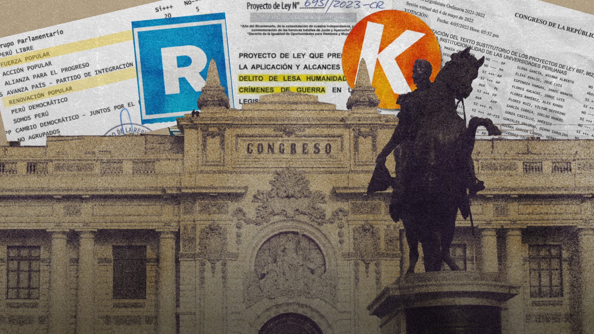 BLOQUE. Las tendencias de las cifras oficiales de la ONPE muestran que Fuerza Popular y Renovación Popular retornan al Senado.