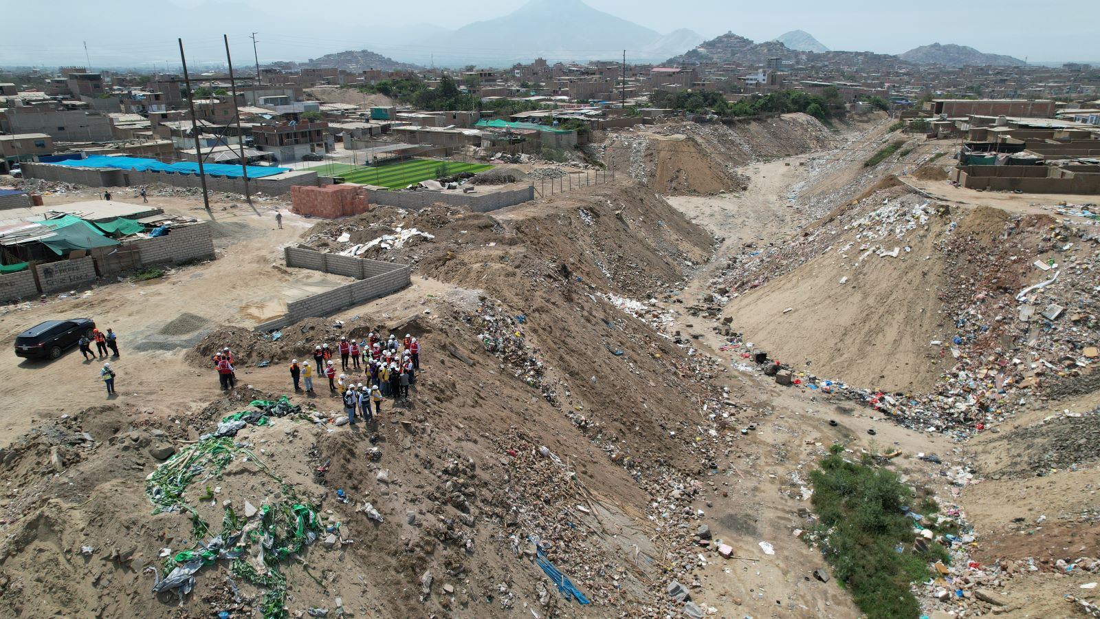 AMENAZA. La eventual activación de la quebrada San Idelfonso por el fenómeno de El Niño pone en riesgo a la ciudad de Trujillo.