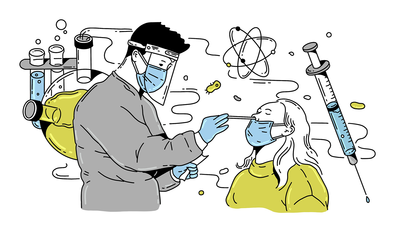 Ilustración sobre lecciones de la pandemia