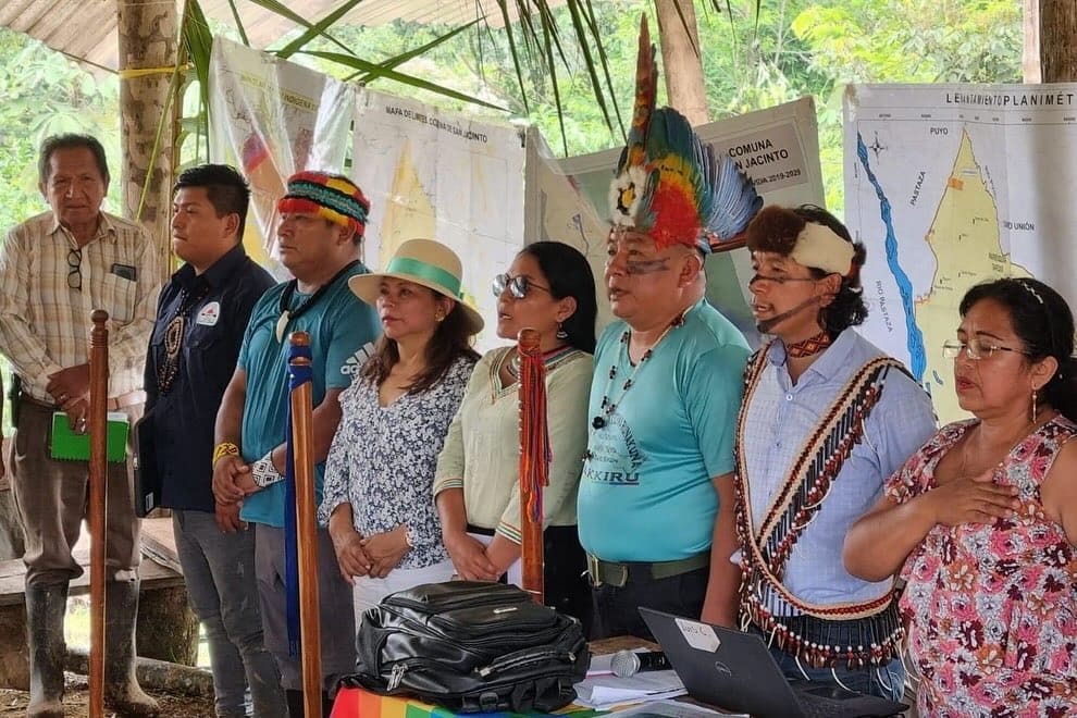 Líderes indígenas de la Amazonía luchan por el reconocimiento de sus territorios