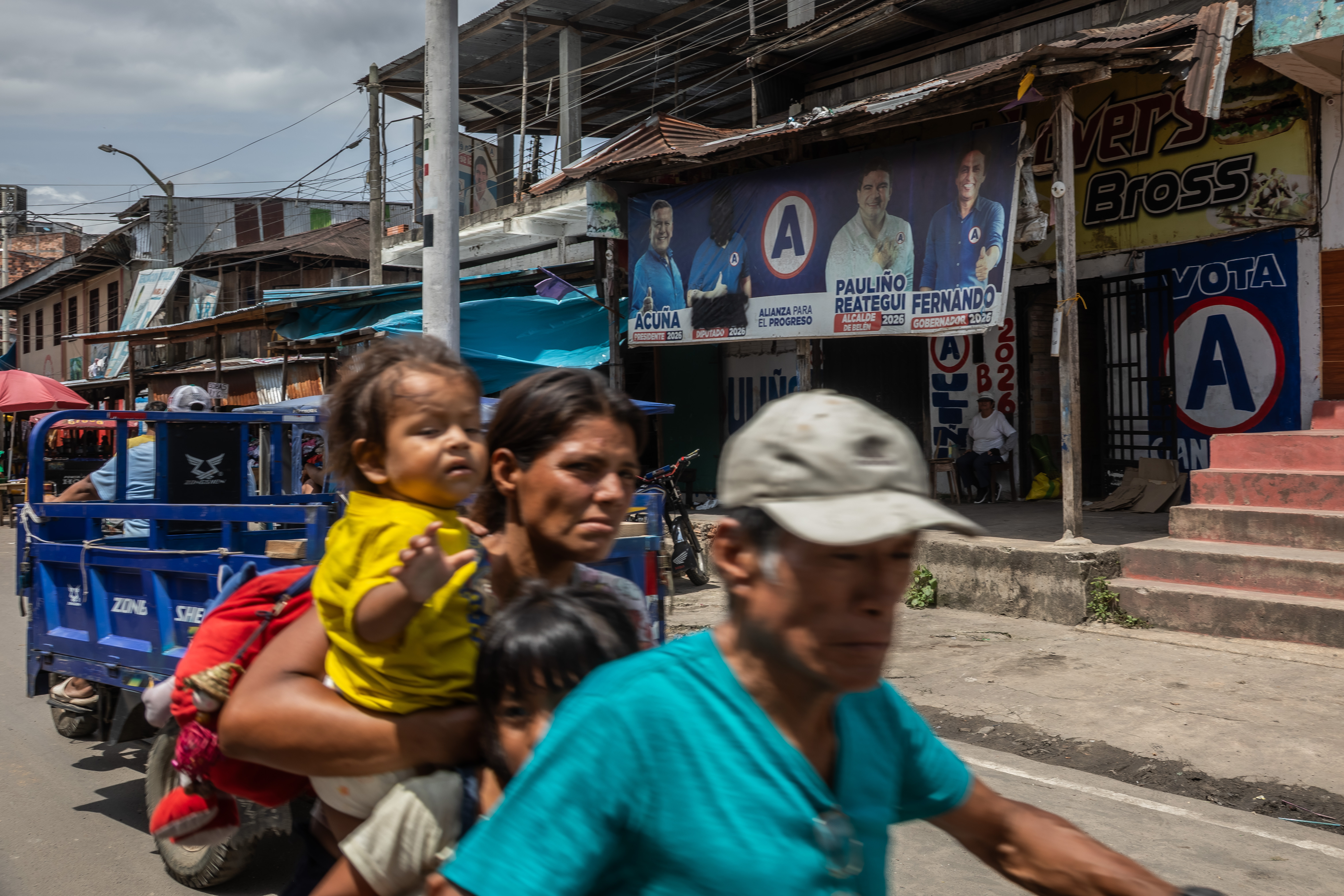Propaganda política de Alianza para el progreso en la Amazonía