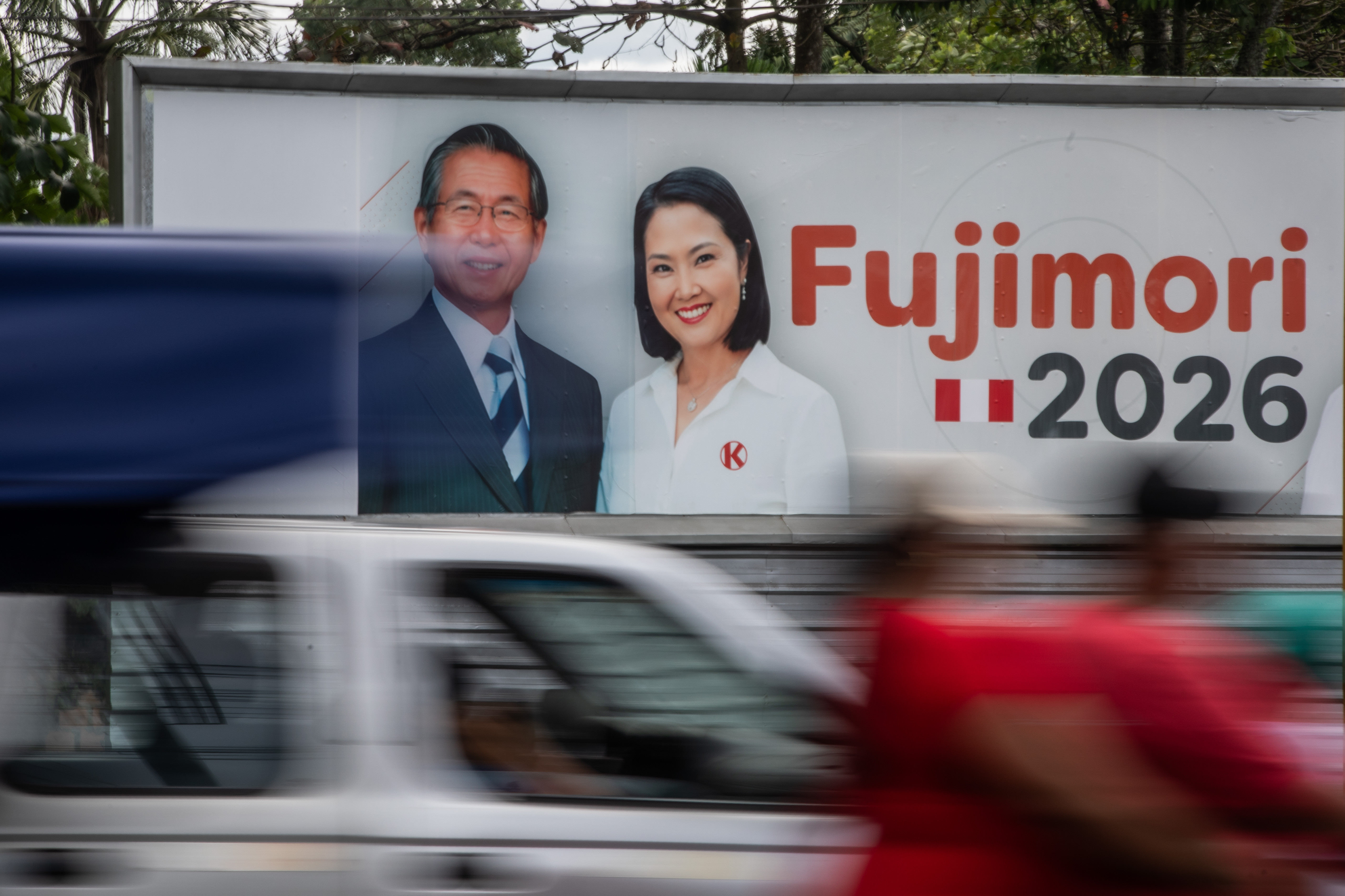 Propaganda política de Fuerza Popular en la Amazonía