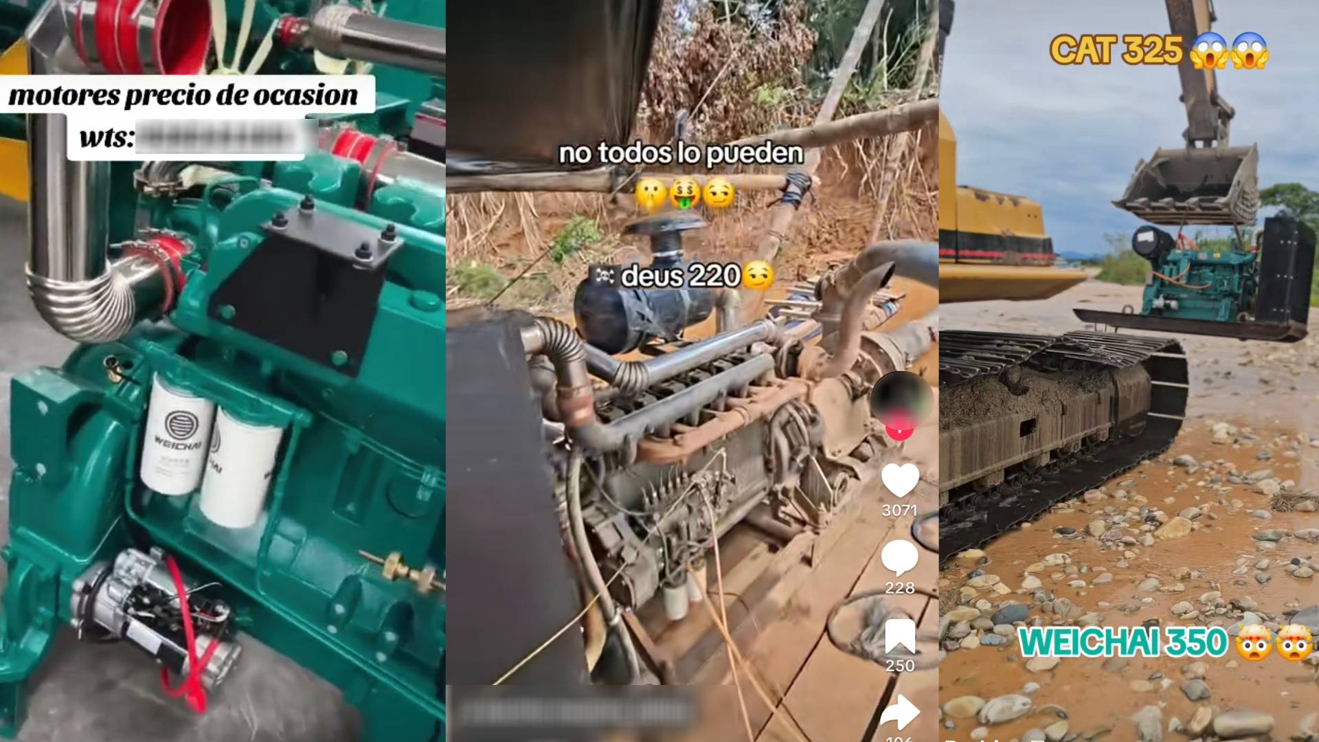 Motores Weichai y Deutz