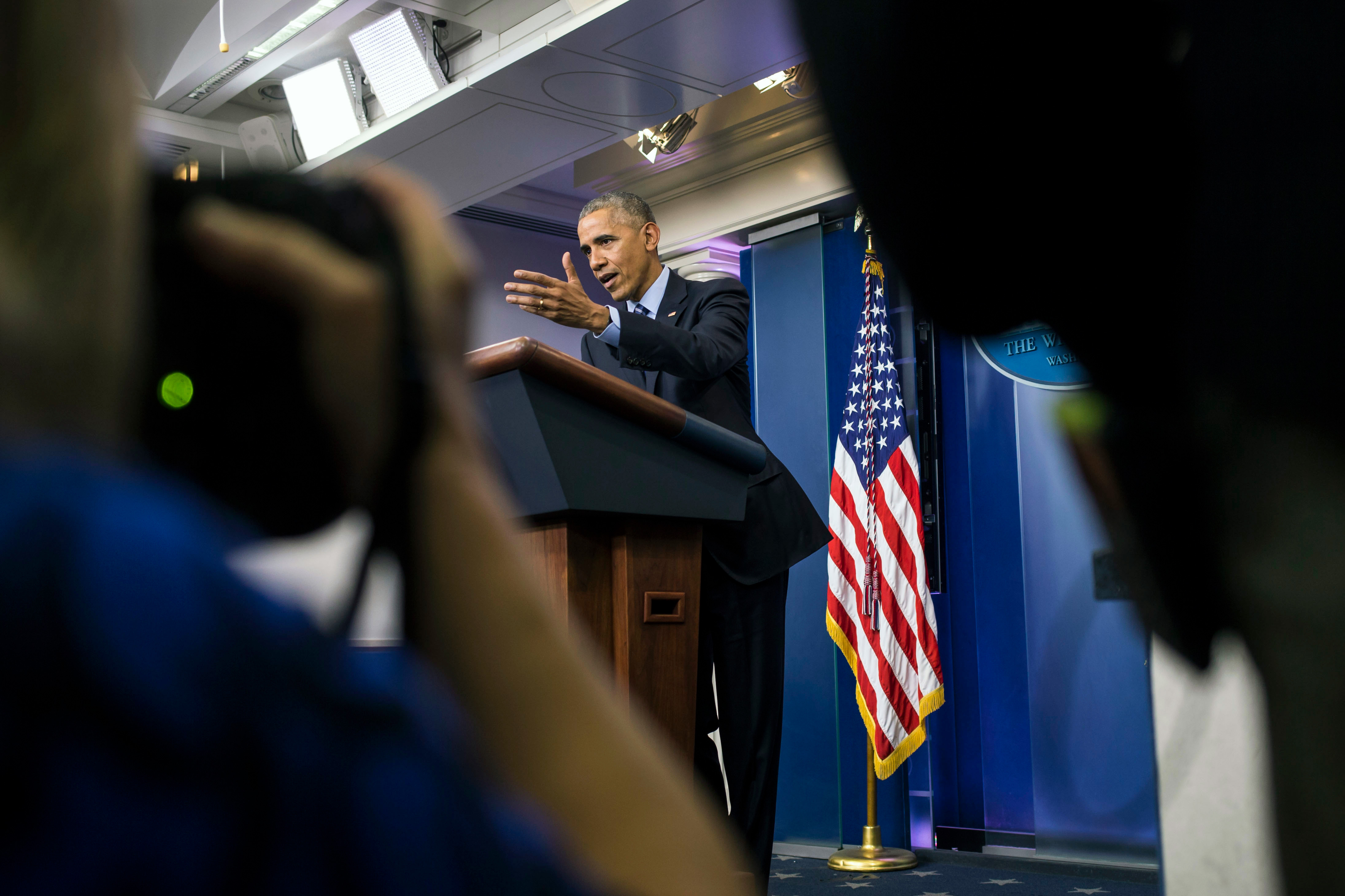 Barack Obama en conferencia sobre el hackeo ruso en las elecciones