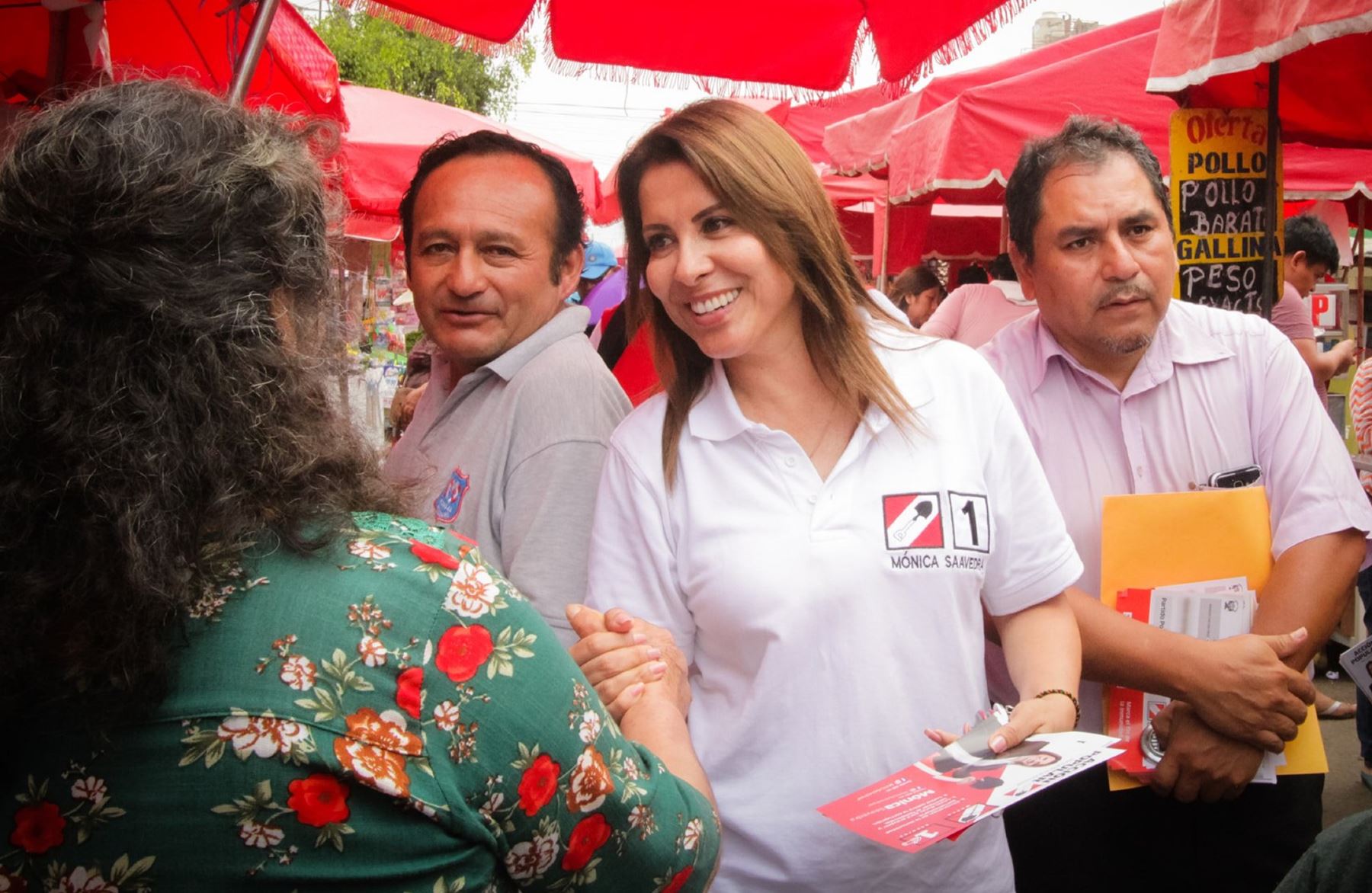 Virtual congresista Mónica Saavedra. 