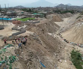 AMENAZA. La eventual activación de la quebrada San Idelfonso por el fenómeno de El Niño pone en riesgo a la ciudad de Trujillo.
