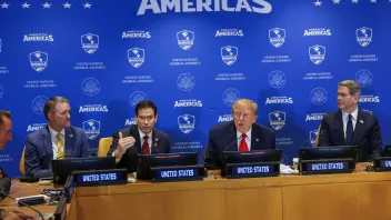 ENCUENTRO. El 22 de setiembre, en Estados Unidos, se realizó una reunión de alto nivel del Escudo de las Américas con presencia de presidente Donald Trump.