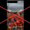 Circula en redes una versión acerca de que una multitud celebró el triunfo adelantado a favor de Fujimori en el extranjero. Pero, esto es falso.  