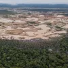 LA PAMPA.  Perú es uno de los mayores productores de oro del mundo de origen ilegal, como el que procede de La Pampa, en Madre de Dios.