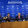 ENCUENTRO. El 22 de setiembre, en Estados Unidos, se realizó una reunión de alto nivel del Escudo de las Américas con presencia de presidente Donald Trump.