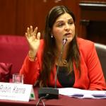 Karina Beteta, integrante de la Comisión Permanente