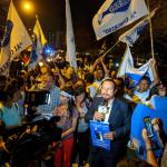 PUGNAS. El primo de Jonás Ataucusi, Wilfredo Tenorio Molina, dirigió la celebración electoral del Frepap. Los hermanos del líder israelita los acusan de controlarlo psicológicamente.