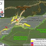 AUMENTO. La minería ilegal crece en otros puntos dentro de la zona de amortiguamiento de la Reserva Nacional Tambopata. 
