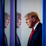 ELECCIONES. Presidente Donald Trump en camino a los comicios de noviembre.