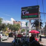 CUSCO. Uno de los paneles instalados en la ciudad imperial con mensaje en contra del comunismo. 