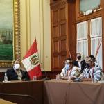 REUNIÓN. Los líderes indígenas de Junín solicitaron apoyo al Congreso para defender sus territorios de actividades ilegales.