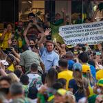 BRASIL. El presidente de Brasil, Jair Bolsonaro, durante las celebraciones del Día de la Independencia en Sao Paulo en septiembre