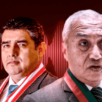 CUELLOS BLANCOS. Denuncia constitucional contra Rodríguez Monteza (derecha) y Chávarry (izquierda) es por el presunto delito de organización criminal.