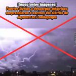 Video alerta de tormenta eléctrica como si fuera de Lambayeque, pero ocurrió en Argentina