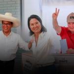 INVESTIGADOS. Keiko Fujimori pasa a segunda vuelta. Aún no se define si la acompaña Roberto Sánchez o Rafael López Aliaga.