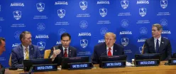 ENCUENTRO. El 22 de setiembre, en Estados Unidos, se realizó una reunión de alto nivel del Escudo de las Américas con presencia de presidente Donald Trump.