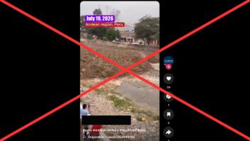 Video de supuestos huaicos en zonas urbanas de Perú no es actual: ocurrió en Nasca hace más de un año 