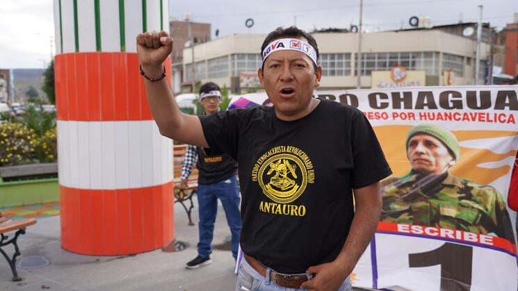 SENTENCIADOS. Además del virtual congresista por Huancavelica, Posemoscrowte Chagua (en la foto), otros dos legisladores electos por Junín y Tacna cumplieron penas por participar en el 'Andahuaylazo'.