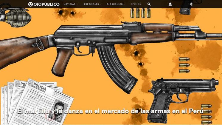 REPORTAJE. La información explica el flujo legal e ilegal de armas en el Perú.