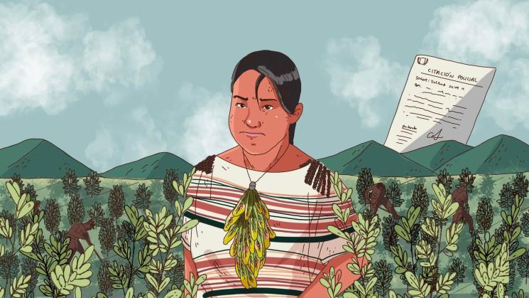 CORAJE. Susana Diaz es una de las lideresas de la Amazonía peruana que se enfrenta al narcotráfico por defender el territorio indígena.