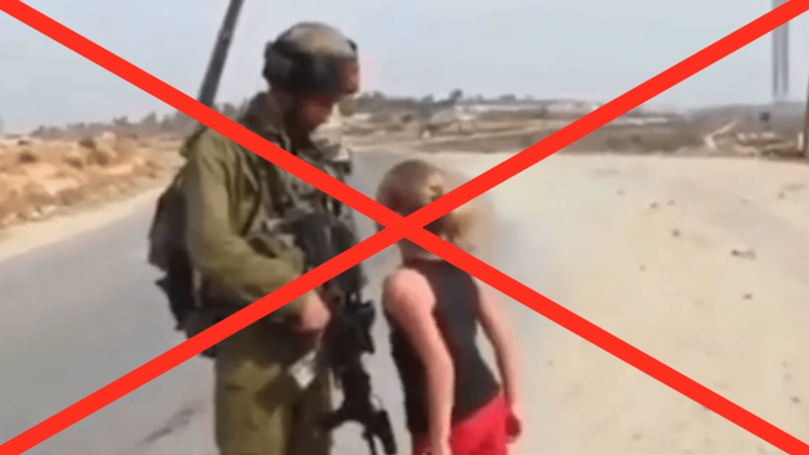 En el video que publicó Chirinos sobre la guerra aparece una imagen que, en realidad, sucedió en Palestina en el año 2012.