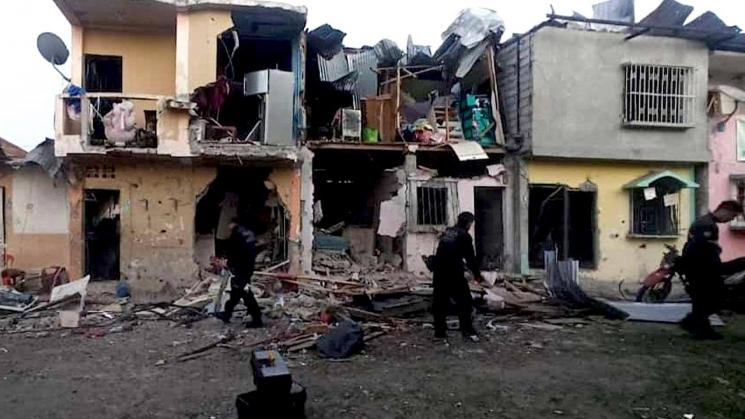 VIOLENCIA. La explosión en una zona de Guayaquil dejó a mediados de agosto cinco personas muertas y una veintena de heridos.