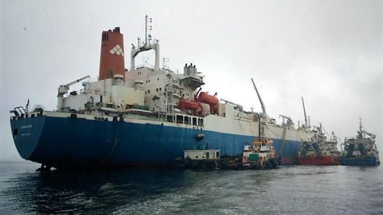 ÁNCASH. El Damanzaihao permaneció más de tres años en la bahía de Chimbote por una orden de incautación. 