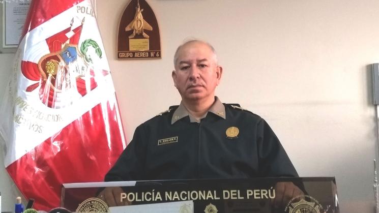 JEFE. EL general PNP Carlos Guillén encabeza la dirección de la Policía especializada en lavado de dinero, a cargo de pesquisas contra el crimen organizado, narcotráfico y minería ilegal.