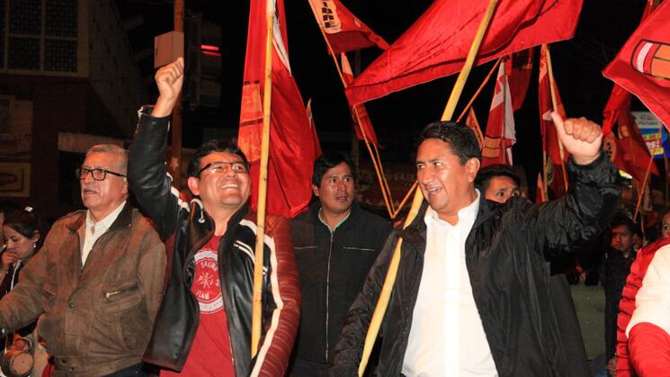 PRÓFUGOS. Vladimir Cerrón Rojas y Henry López Cantorín fueron candidatos por el mismo partido Perú Libre. 