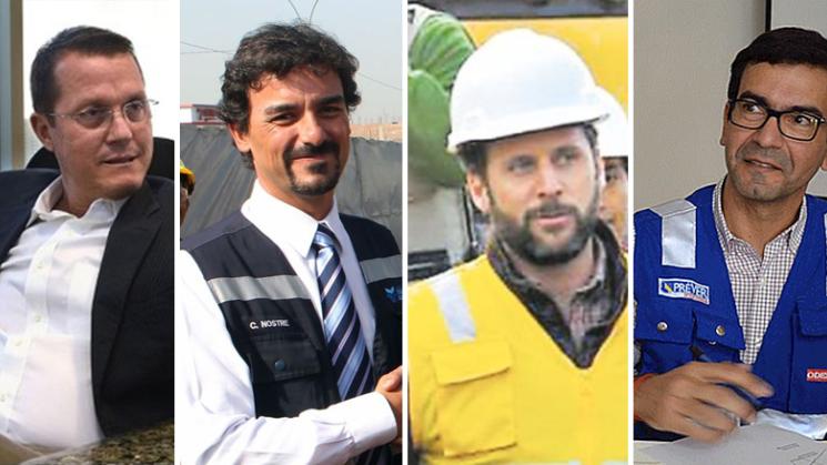 FIRMAS. Cuatro exdirectivos de Odebrecht en Perú, y hoy aspirantes a colaboradores eficaces, firmaron hoy un acuerdo con el Equipo Especial del caso Lava jato. 