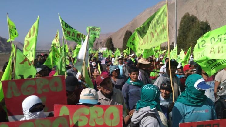 HUELGA. El paro indefinido en el Valle de Tambo continúa pese a la suspensión temporal de la licencia al proyecto minero.