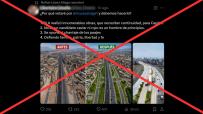 La imagen difundida por Rafael López Aliaga sobre supuesto estado del bypass Las Torres no es real: fue alterada con IA