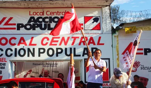 SAN MARTÍN. Manuel Aguilar Zamora postula por Acción Popular al Congreso. 